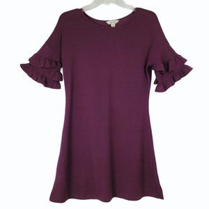 Speechless S Knit Dress Above Knee Short Sleeve